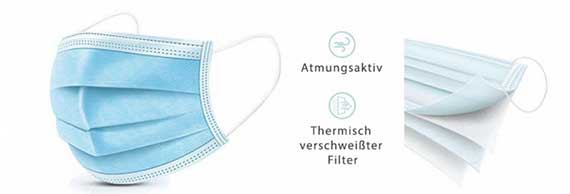 OP-Masken 3-lagig medizinische Gesichtsmasken 3-lagig Einwegmasken ohne Ventil Type Gesichtsmasken Halb Masken Schutzmasken Mund Nase angenehmer Mundschutz atmungsaktiver Mundschutz Mundschutzmasken