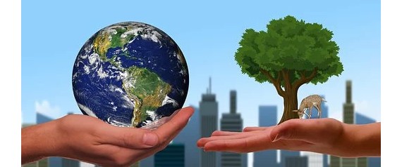 Ökonomie durch nachhaltige grüne Werbeartikel aus Bambus Baumwoll Kork Holz positiv beeinflussen safe the nature protect mankind
